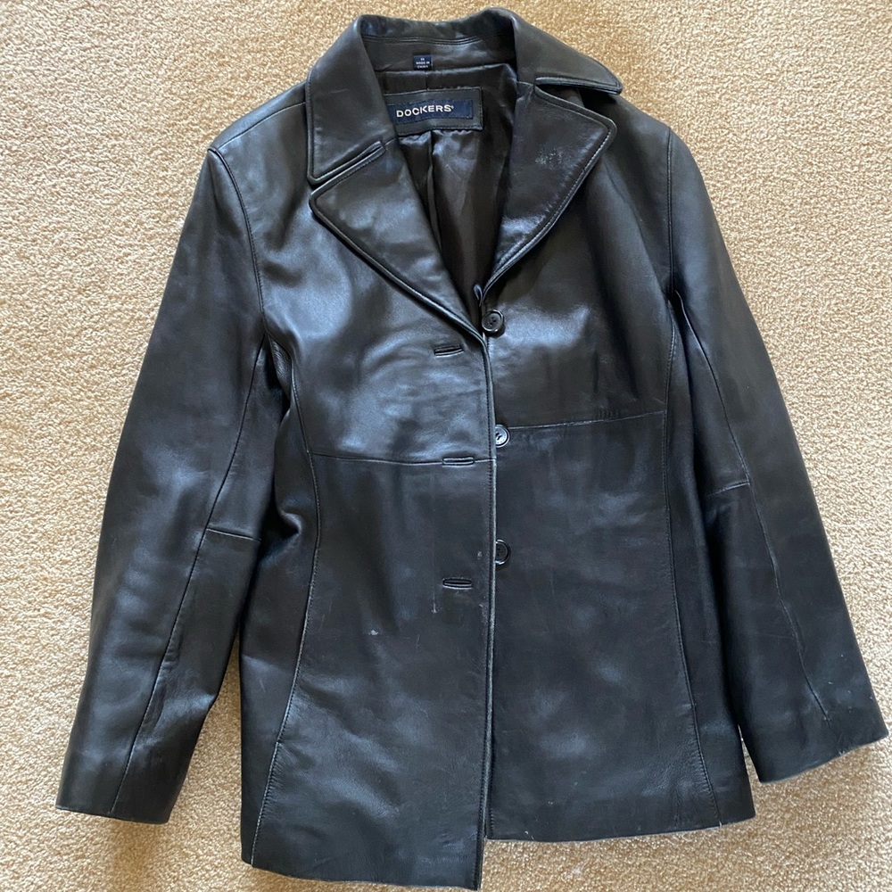 Dockers genuine leather jacket